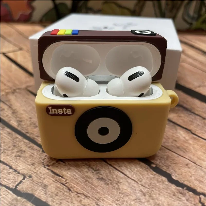 Vintage Instant Camera 3D Silicone Case (Compatible with AirPods Pro & Pro 2)