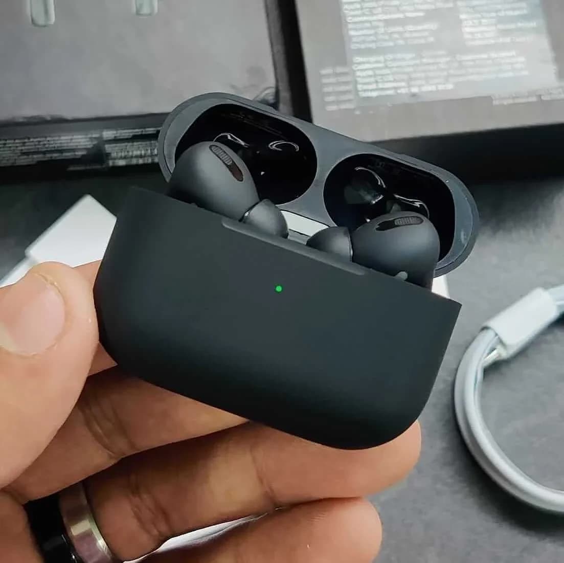 Pro 2 Stealth Matte Black Edition ANC True Wireless Earbuds with MagSafe Case