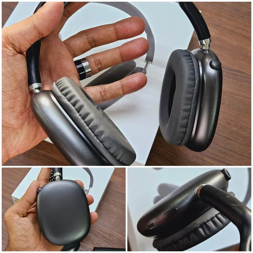 Space Max Over-Ear Wireless Active Noise Cancelling Headphones (Spatial Audio & Digital Crown)