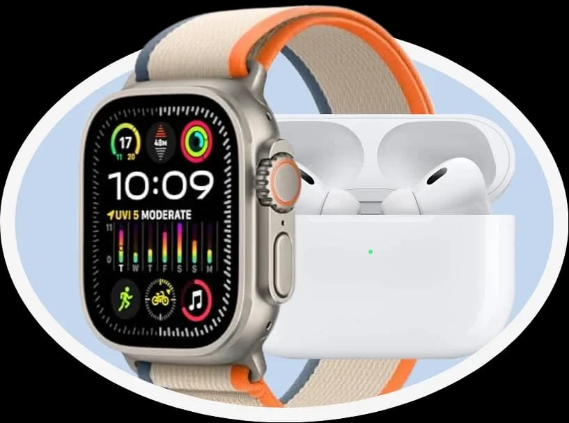 Ultimate 2-in-1 Flagship Tech Combo: Ultra 49mm Titanium Smartwatch & Pro 2 ANC Earbuds